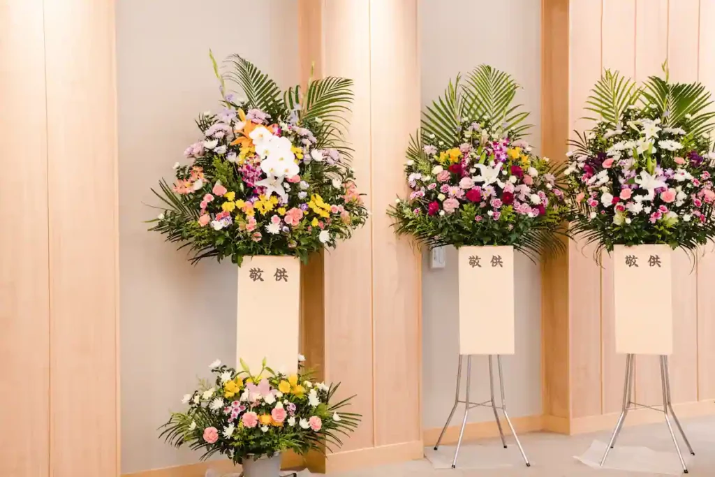 供花の名札と順番について
