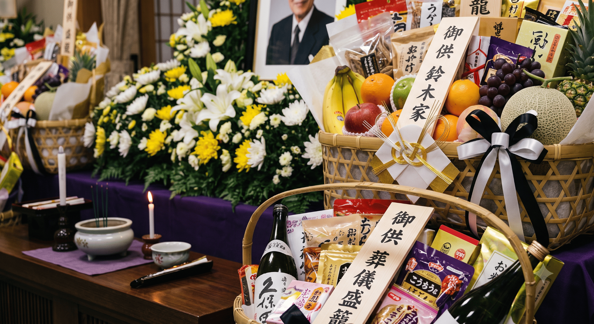 【さいたま市】葬儀の盛籠|費用相場・送り方・供花との違いとマナー